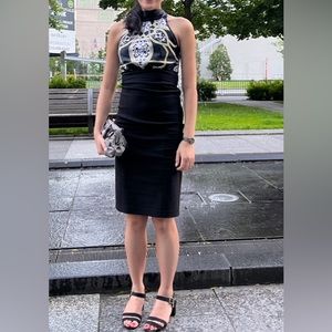 Crepe cocktail dress